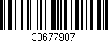Código de barras (EAN, GTIN, SKU, ISBN): '38677907'