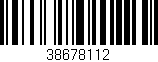 Código de barras (EAN, GTIN, SKU, ISBN): '38678112'