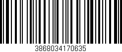 Código de barras (EAN, GTIN, SKU, ISBN): '3868034170635'