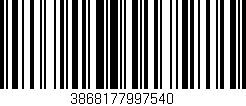 Código de barras (EAN, GTIN, SKU, ISBN): '3868177997540'