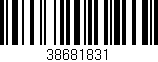 Código de barras (EAN, GTIN, SKU, ISBN): '38681831'