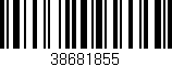 Código de barras (EAN, GTIN, SKU, ISBN): '38681855'