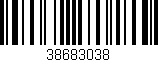 Código de barras (EAN, GTIN, SKU, ISBN): '38683038'