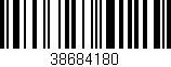 Código de barras (EAN, GTIN, SKU, ISBN): '38684180'