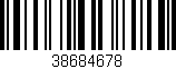 Código de barras (EAN, GTIN, SKU, ISBN): '38684678'
