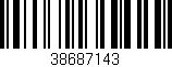 Código de barras (EAN, GTIN, SKU, ISBN): '38687143'