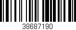 Código de barras (EAN, GTIN, SKU, ISBN): '38687190'