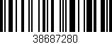 Código de barras (EAN, GTIN, SKU, ISBN): '38687280'