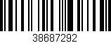 Código de barras (EAN, GTIN, SKU, ISBN): '38687292'