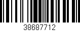 Código de barras (EAN, GTIN, SKU, ISBN): '38687712'