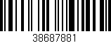 Código de barras (EAN, GTIN, SKU, ISBN): '38687881'