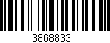 Código de barras (EAN, GTIN, SKU, ISBN): '38688331'
