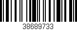 Código de barras (EAN, GTIN, SKU, ISBN): '38689733'