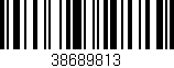 Código de barras (EAN, GTIN, SKU, ISBN): '38689813'