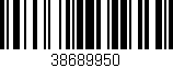 Código de barras (EAN, GTIN, SKU, ISBN): '38689950'