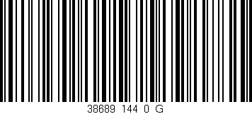 Código de barras (EAN, GTIN, SKU, ISBN): '38689_144_0_G'