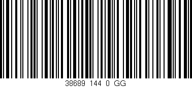 Código de barras (EAN, GTIN, SKU, ISBN): '38689_144_0_GG'
