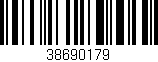Código de barras (EAN, GTIN, SKU, ISBN): '38690179'