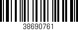 Código de barras (EAN, GTIN, SKU, ISBN): '38690761'