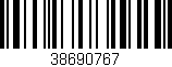 Código de barras (EAN, GTIN, SKU, ISBN): '38690767'