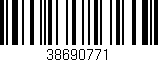 Código de barras (EAN, GTIN, SKU, ISBN): '38690771'