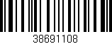 Código de barras (EAN, GTIN, SKU, ISBN): '38691108'