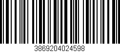 Código de barras (EAN, GTIN, SKU, ISBN): '3869204024598'