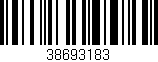 Código de barras (EAN, GTIN, SKU, ISBN): '38693183'
