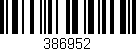 Código de barras (EAN, GTIN, SKU, ISBN): '386952'