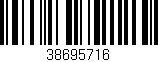 Código de barras (EAN, GTIN, SKU, ISBN): '38695716'