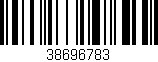 Código de barras (EAN, GTIN, SKU, ISBN): '38696783'
