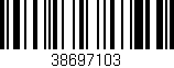 Código de barras (EAN, GTIN, SKU, ISBN): '38697103'