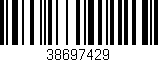 Código de barras (EAN, GTIN, SKU, ISBN): '38697429'