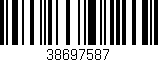 Código de barras (EAN, GTIN, SKU, ISBN): '38697587'