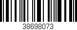 Código de barras (EAN, GTIN, SKU, ISBN): '38698073'