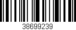 Código de barras (EAN, GTIN, SKU, ISBN): '38699239'