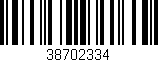 Código de barras (EAN, GTIN, SKU, ISBN): '38702334'