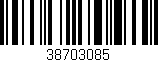 Código de barras (EAN, GTIN, SKU, ISBN): '38703085'