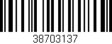 Código de barras (EAN, GTIN, SKU, ISBN): '38703137'