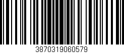 Código de barras (EAN, GTIN, SKU, ISBN): '3870319060579'