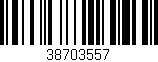 Código de barras (EAN, GTIN, SKU, ISBN): '38703557'