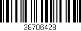 Código de barras (EAN, GTIN, SKU, ISBN): '38706428'