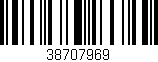 Código de barras (EAN, GTIN, SKU, ISBN): '38707969'