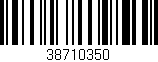 Código de barras (EAN, GTIN, SKU, ISBN): '38710350'