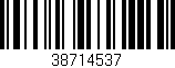 Código de barras (EAN, GTIN, SKU, ISBN): '38714537'