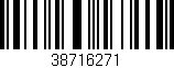 Código de barras (EAN, GTIN, SKU, ISBN): '38716271'