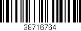 Código de barras (EAN, GTIN, SKU, ISBN): '38716764'