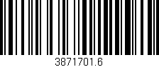 Código de barras (EAN, GTIN, SKU, ISBN): '3871701.6'