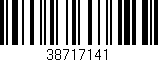 Código de barras (EAN, GTIN, SKU, ISBN): '38717141'