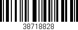 Código de barras (EAN, GTIN, SKU, ISBN): '38718828'